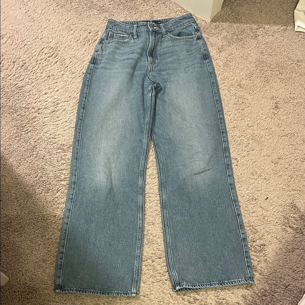 Hollister Women's Straight Leg Blue Jeans